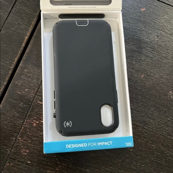 Speck Presidio Sport MICROBAN Military Grade For iPhone XS/X 5.8" Black #711 - Picture 2 of 4